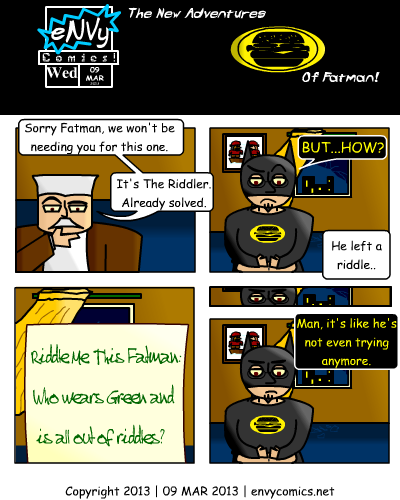 [The New Adventures of Fatman][Commissioner Gordon: 